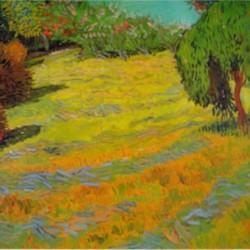 Sunny Lawn by Van Gogh